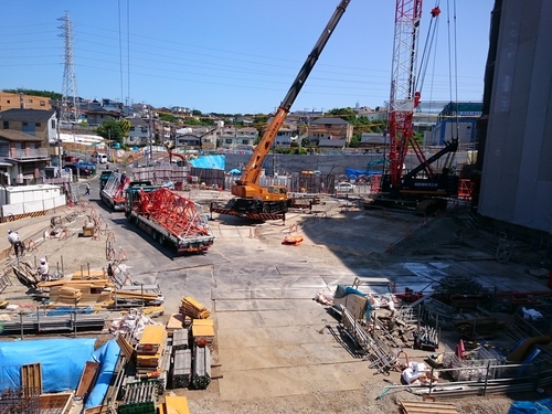 二俣川駅南口再開発 立体駐車場建設予定地.JPG