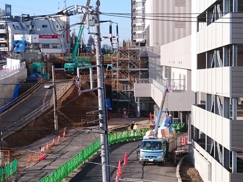 二俣川駅南口再開発工事−３ 20180212.JPG