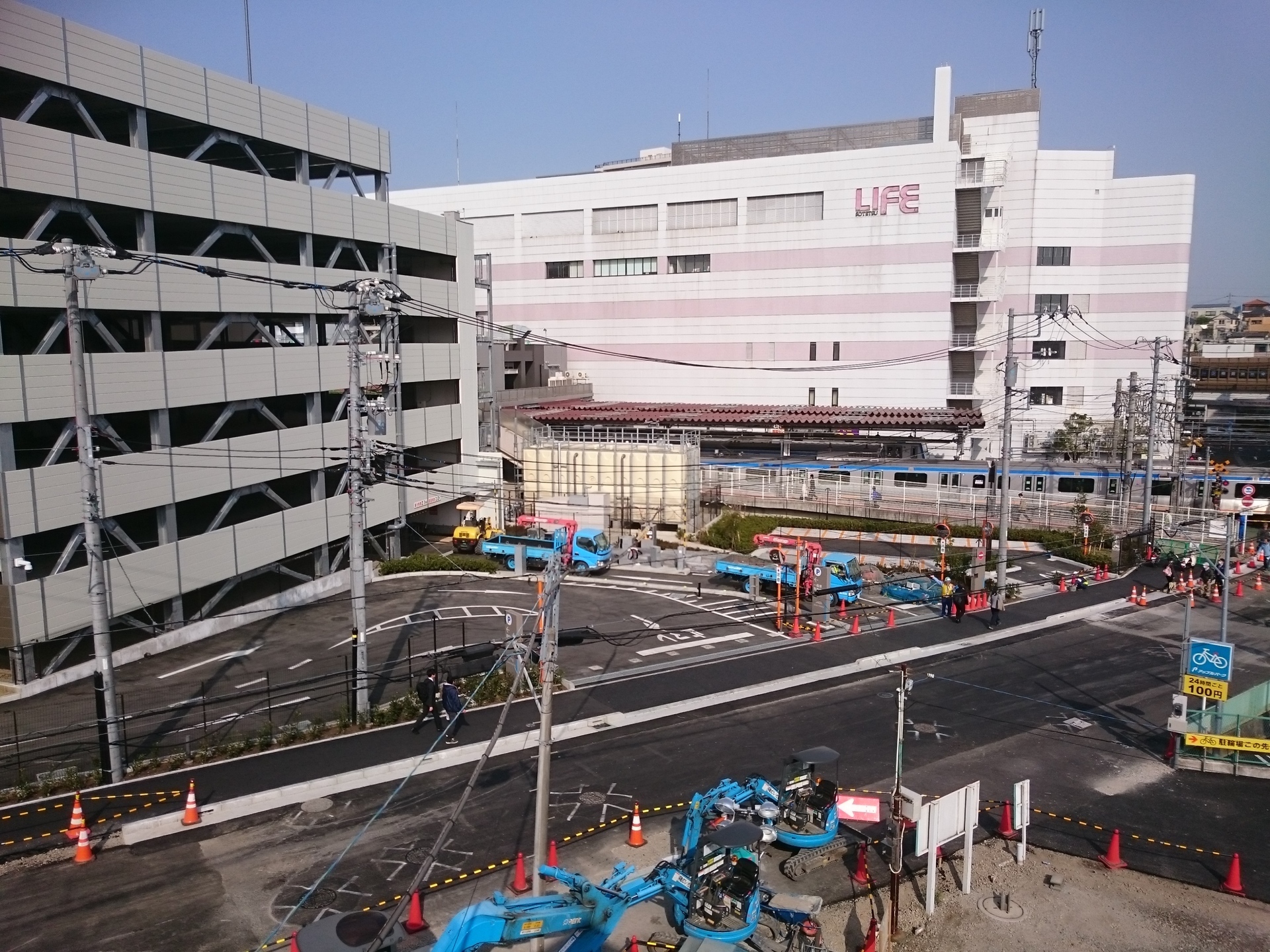 二俣川駅南口再開発工事状況 18 04 02 運呼神社 神主のひとりごと